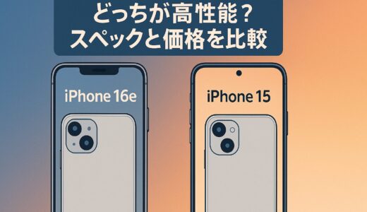 iPhone16eとiPhone15はどっちが高性能？スペックと価格を比較