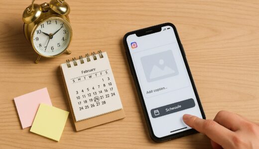 Instagramの公式アプリで予約投稿をする方法は？