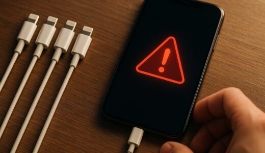 【iPhone】「このアクセサリは使用できない可能性があります」エラーの対処法！