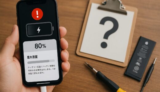 iPhoneのバッテリー劣化で充電エラーが出る時の対策は？
