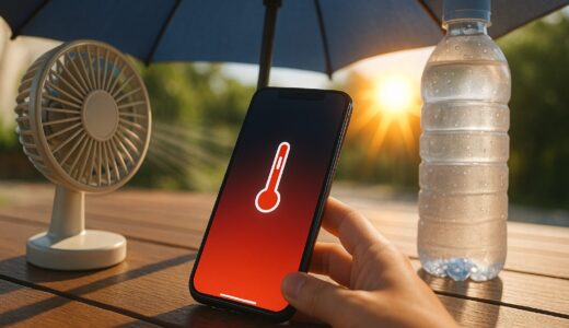 iPhone高温注意の警告表示！原因と今すぐできる冷却方法