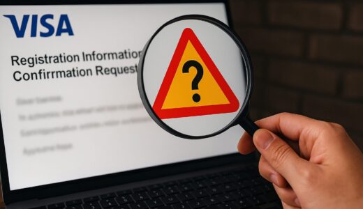 VISAカード「登録情報確認のお願い」メールは詐欺？見分け方と対処法！