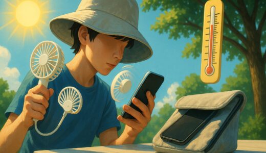 【iPhone】夏場の外出時に高温注意を防ぐ方法