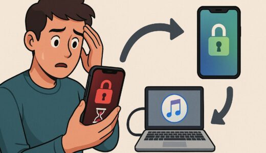 iPhoneのパスコードを間違えて「使用できません」と表示された時の対処法！