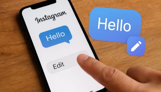 【Instagram】DMで送信したメッセージを編集できる？やり方と注意点