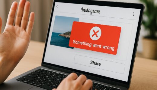 PCでInstagram投稿時に「シェアできませんでした」エラーになる理由と解決方法