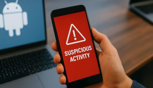 【Android】「不審なアクティビティ」警告が出る原因は？