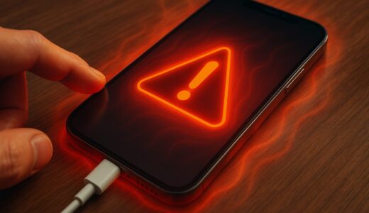【iPhone】充電しながら使うと高温注意が出やすくなる？法
