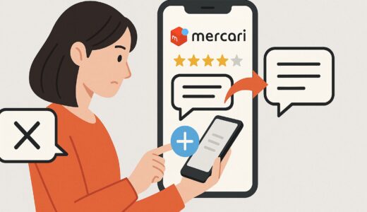 【メルカリ】評価コメント削除後に新しいコメント追加は可能？