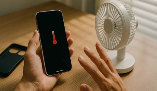 【iPhone】高温注意の表示が消えないのは？