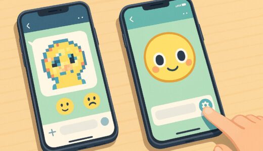 【LINE】えもじの子の表示崩れを直す方法は？絵文字が出ないとき