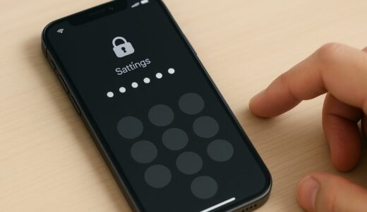 【iPhone】パスコードを6桁に変更する方法