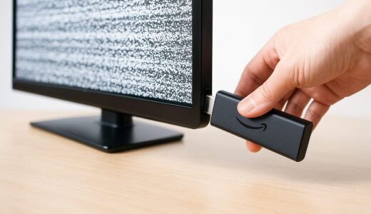 fire stick TV で画面が砂嵐になるのはなぜ？