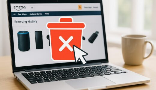 Amazonの閲覧履歴を削除する手順は？